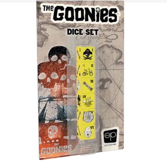 The Goonies 6-piece dice set new - Picture 1 of 4
